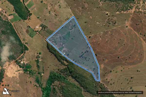 Imagem de satélite de P.A FLORESTAN FERNANDES - LOTE-45 - LOTE 45 em Unaí - MG