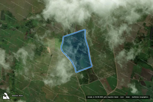 Imagem de satélite de FAZENDA CURRAL GRANDE - Perímetro 18 em Itapororoca - PB