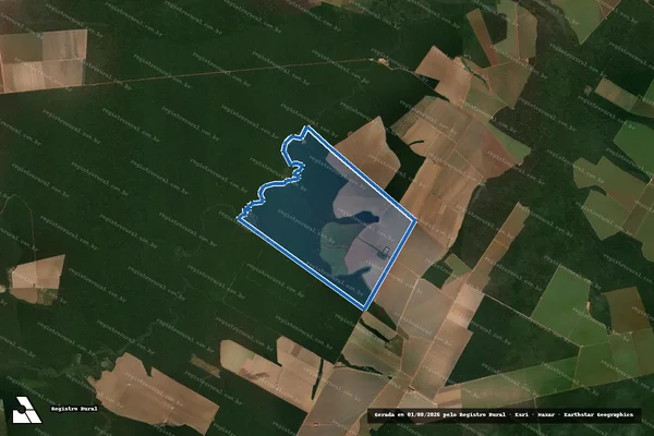 Imagem de satélite de FAZENDA BONANZINHA em Sinop - MT