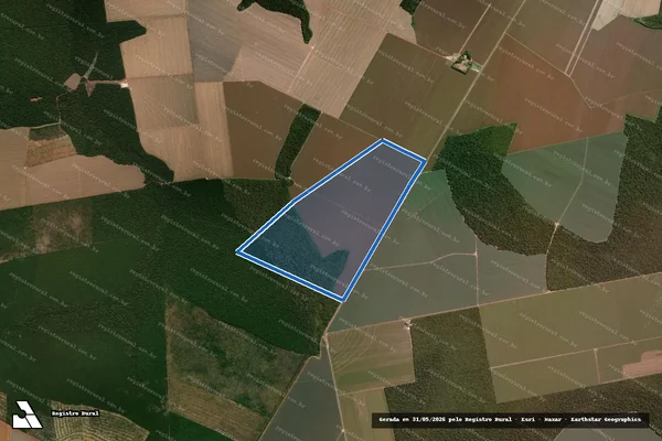 Imagem de satélite de Fazenda Mitura / Parcela 1 em Porto dos Gaúchos - MT
