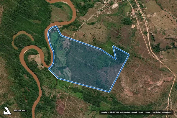 Imagem de satélite de Lote 15 do Loteamento Santa Maria - Parte Remanescente em Goiatins - TO