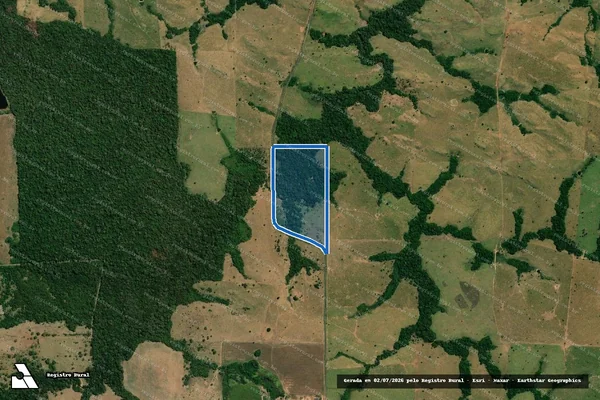Imagem de satélite de LOTE 35 REM DESMEMBRADO 01 - GLEBA 06 - SETOR PARECIS - P.F. CORUMBIARA - LOTE 35 REM DESMEMBRADO 01 - GLEBA 06 - SETOR PARECIS - P.F. CORUMBIARA em Santa Luzia D'Oeste - RO