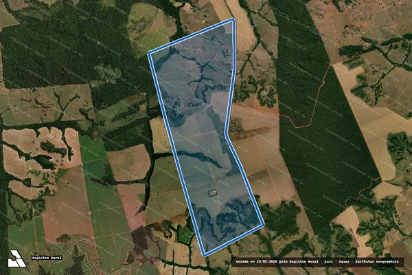 Imagem de satélite de Fazenda Traira em Juína - MT