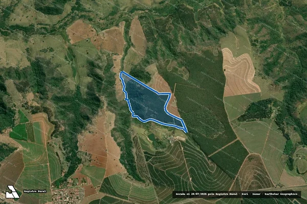Imagem de satélite de SITIO UMEDA - Parte 1 em Garça - SP