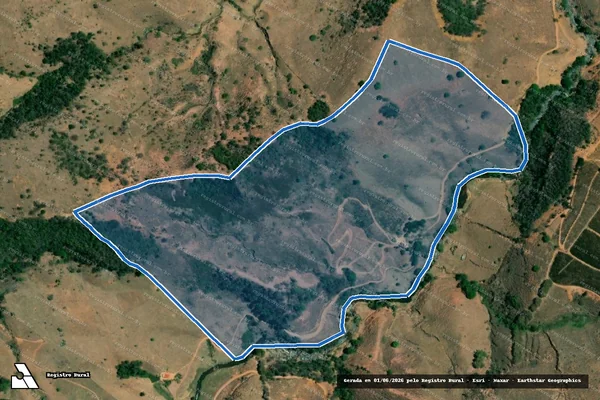 Imagem de satélite de FAZENDA RIO PRETO em Imbé de Minas - MG