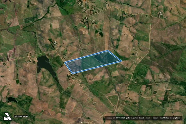 Imagem de satélite de Colonia Pioneira - Lote 34 - Campo 12 em Aceguá - RS