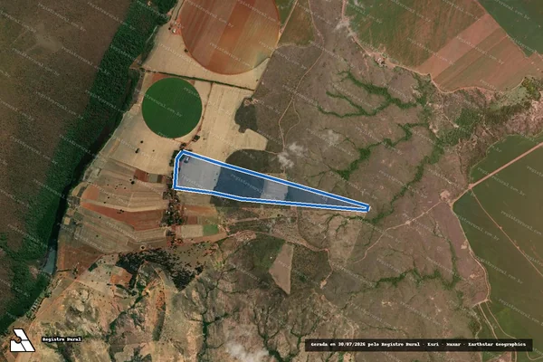 Imagem de satélite de FAZENDA BOA VISTA, ESTREITO CORREDOR E TAQUARIL - LOTE 30 - 001 em Formosa - GO