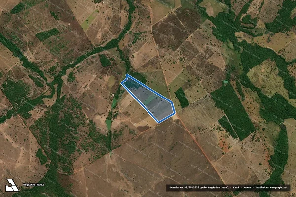 Imagem de satélite de FAZENDA MARINGÁ III - 001 em São Miguel do Araguaia - GO