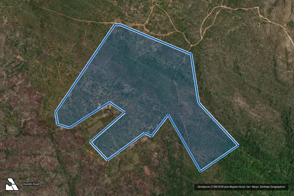 Imagem de satélite de Fazenda Riacho do Barro - Parte 1 em Joaquim Felício - MG