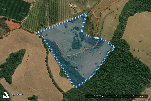 Imagem de satélite de FAZENDA MADRUGADA - Parte 1 em Campanha - MG