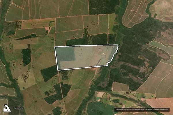 Imagem de satélite de Sítio São José - PARTE 1 em João Ramalho - SP