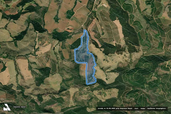 Imagem de satélite de FAZENDA BOM RETIRO ? GLEBA 2 - Fazenda Bom Retiro - Gleba 01 em Conceição do Rio Verde - MG