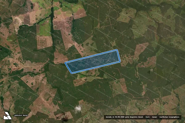 Imagem de satélite de FAZENDA CHUPADOR Lote 42 do Loteamento Tranqueira, Gleba 02 - PARTE A em Figueirópolis - TO