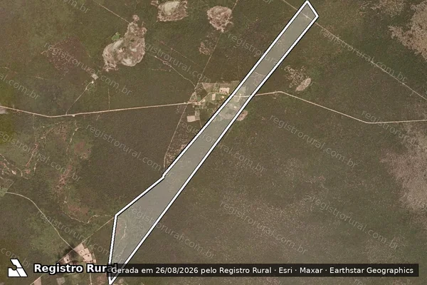 Imagem de satélite de FAZENDA SÃO JÓSE - 001 em Buritirama - BA
