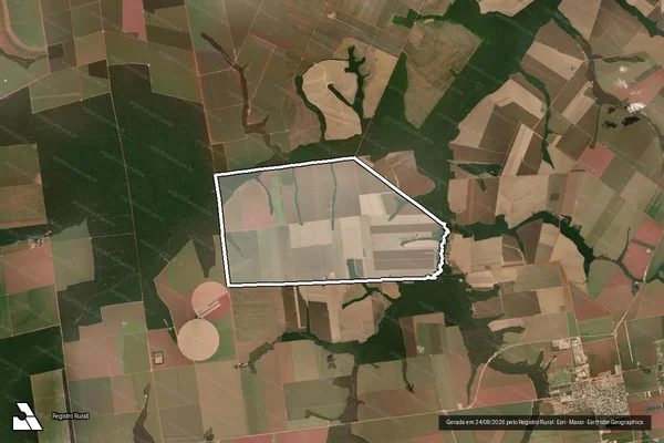Imagem de satélite de P.A MOGIANA-I - Parte 1 em Ipiranga do Norte - MT