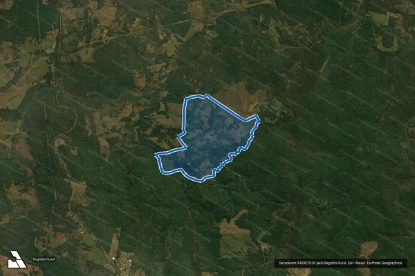 Imagem de satélite de FAZENDA CAMPINA GRANDE em Curitibanos - SC
