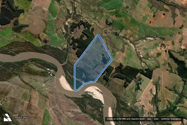 Imagem de satélite de CORALIA MEDEIROS em São Francisco de Assis - RS