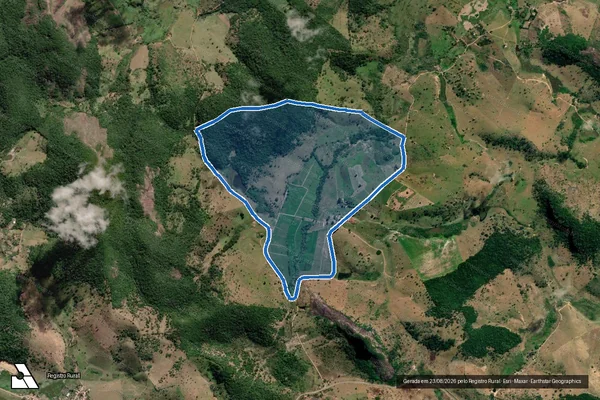 Imagem de satélite de Fazenda Boa Vista - Parc III Mat 3748 em Novo Oriente de Minas - MG