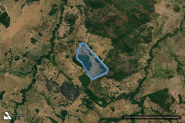 Imagem de satélite de Fazenda Santa Rosa - 001 em Novo Brasil - GO
