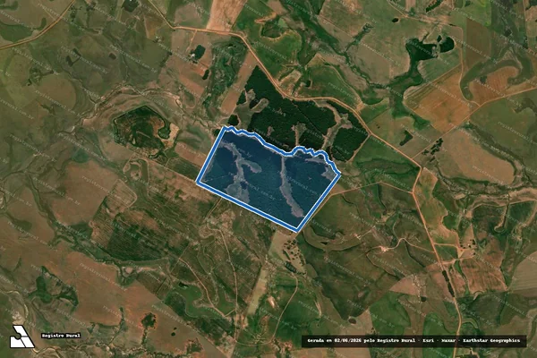 Imagem de satélite de Horto SAG 10 / Gleba B em São Gabriel - RS