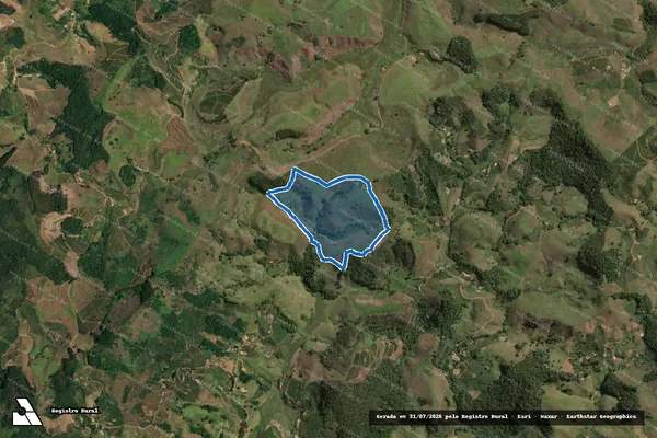 Imagem de satélite de FAZENDA SERROTE - Parcela 1 em Miradouro - MG