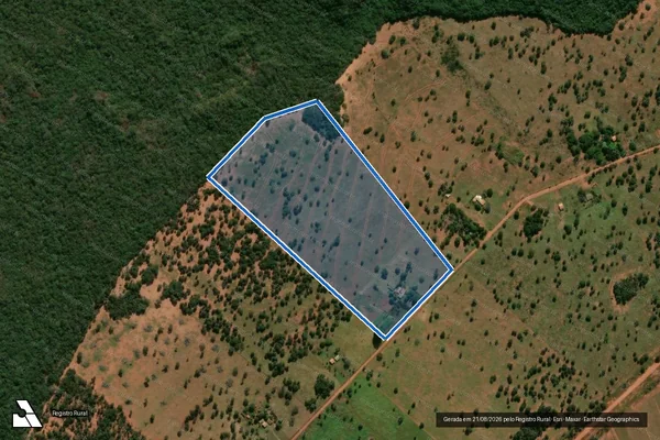 Imagem de satélite de PROJETO DE ASSENTAMENTO INDAIÁ I - Lote 24 em Aquidauana - MS