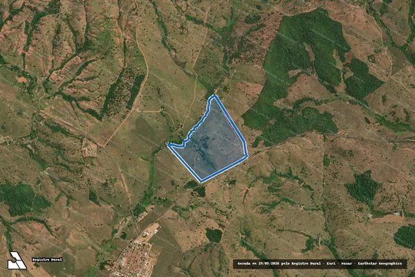 Imagem de satélite de FAZENDA BOA VISTA DO MARZAGÃO - 001 em Água Limpa - GO