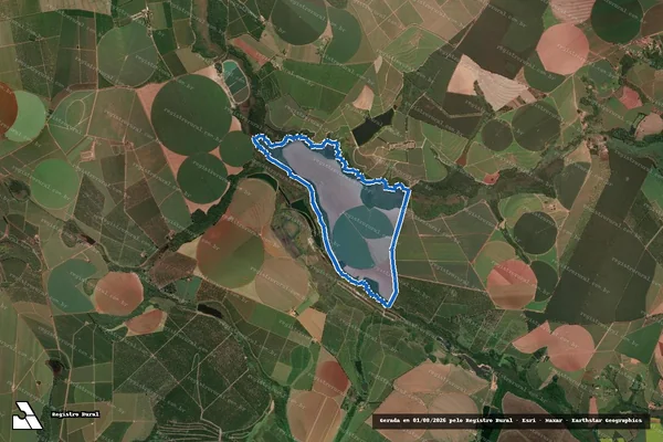 Imagem de satélite de Fazenda Fundão - Gleba A em Aguaí - SP