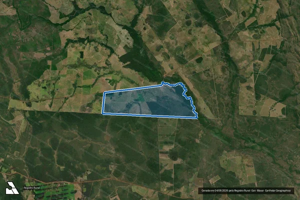 Imagem de satélite de Fazenda Rancho Grande - PARCELA 01 em Porto Esperidião - MT
