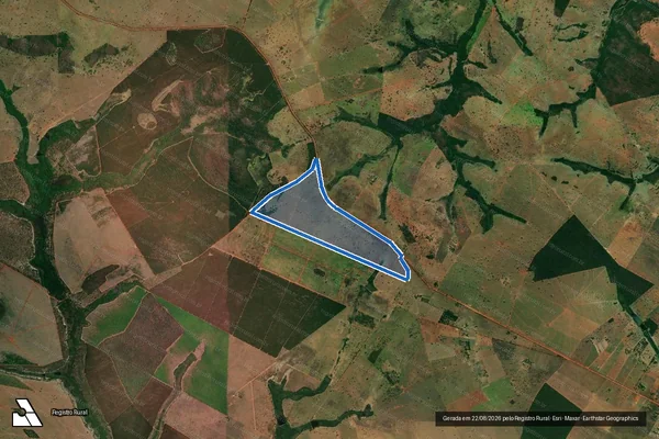Imagem de satélite de Fazenda Alvorada - GLEBA B em Selvíria - MS