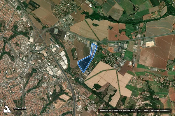 Imagem de satélite de SÍTIO BONANZA - Parcela 1 em Limeira - SP