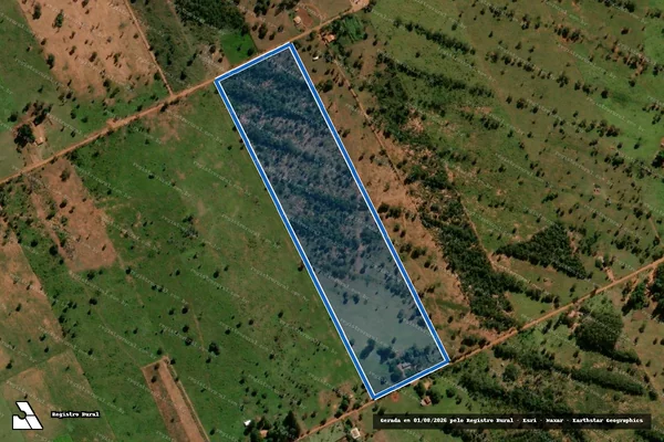Imagem de satélite de Projeto de Assentamento Avaré - Lote 116 em Santa Rita do Pardo - MS