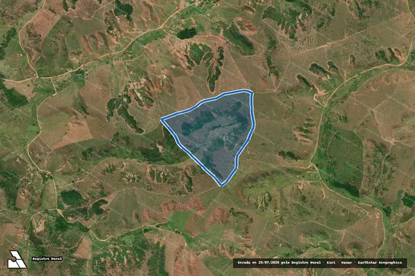 Imagem de satélite de Sítio Vala da Taboca - Parcela 1 em Resplendor - MG