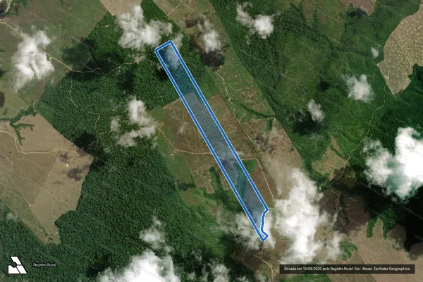 Imagem de satélite de FAZENDA MARTINELLI & TABORDA 2 - PARTE 2 em Rondon do Pará - PA