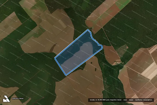 Imagem de satélite de Fazenda Santa Maria dos Parecis em Diamantino - MT