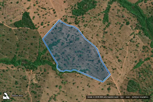 Imagem de satélite de FAZENDA BARRINHA - Gleba 04 em Água Limpa - GO