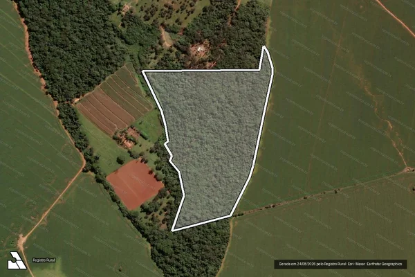 Imagem de satélite de FAZENDA PIRES DENOMINADO FARTURA E INDAIA - GLEBA 08 em Catalão - GO