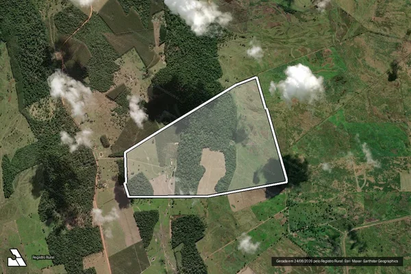 Imagem de satélite de Fazenda Nova Estrela - Matricula: 8054 em Linhares - ES