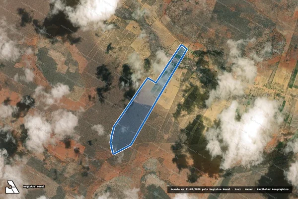 Imagem de satélite de FAZENDA VÁRZEA DO CURRAL - Parte 1 em Mirangaba - BA