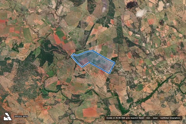 Imagem de satélite de Fazenda Caraibas - 01 em Livramento de Nossa Senhora - BA