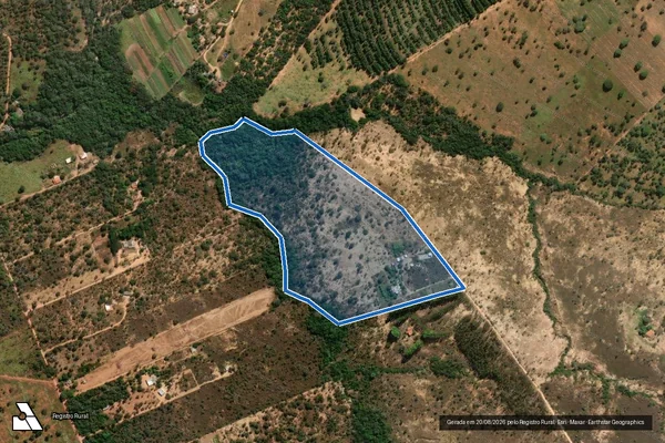 Imagem de satélite de Fazenda Campo Alegre - Gleba 164A em Três Marias - MG