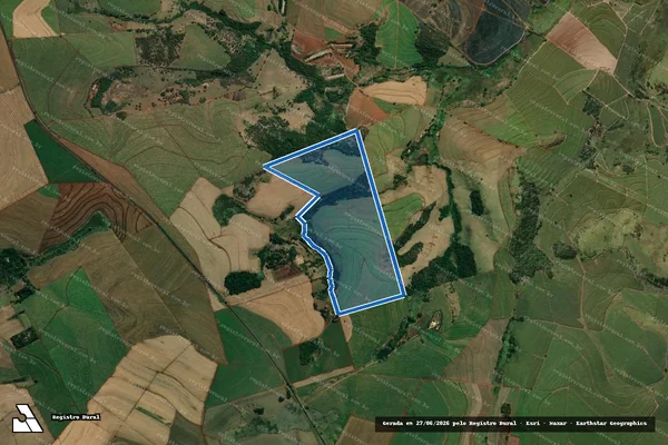 Imagem de satélite de FAZENDA SANTA EMILIA - PARTE 1 em Jacarezinho - PR