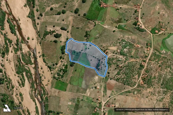 Imagem de satélite de SÍTIO BRUM ? LOTE 1065 - Parte 1 em Jaguaribe - CE