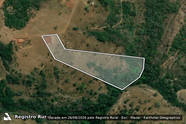 Imagem de satélite de FAZENDA ONÇA - Parte 4 em Presidente Olegário - MG