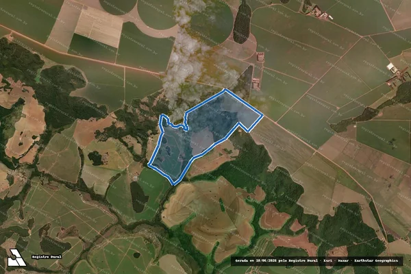Imagem de satélite de Fazenda Rio Doce Bom Sucesso e Rioverdinho Bom Sucesso Fazendinha - 001 em Rio Verde - GO