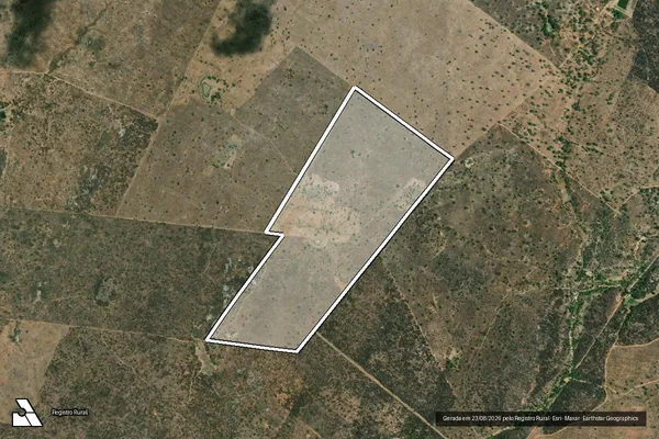 Imagem de satélite de FAZENDA SANTA TEREZINHA  - RIACHO DO SACO em Pedra - PE