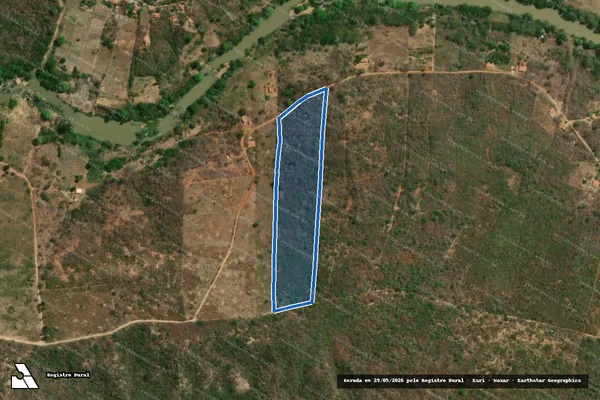 Imagem de satélite de FAZENDA RIO PARDO - Parte 1 em Águas Vermelhas - MG