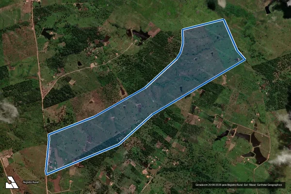Imagem de satélite de Fazenda Gameleira - Parcela 1 em São João do Carú - MA