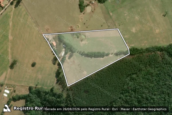 Imagem de satélite de Sitio Buscape - Rio Gleba I - Parcela 1 em Itapetininga - SP
