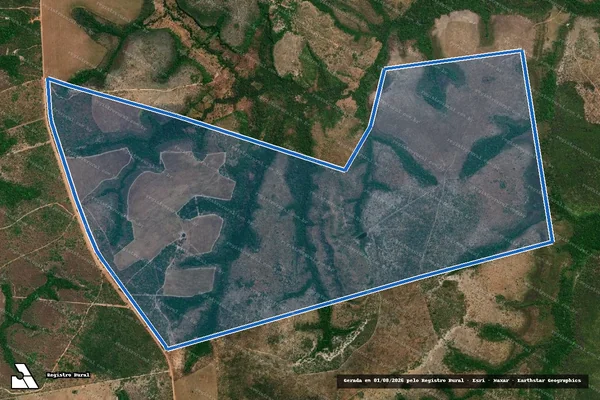 Imagem de satélite de LOTE 03 DO LOTEAMENTO BOM JARDIM - Parte 1 em Itacajá - TO